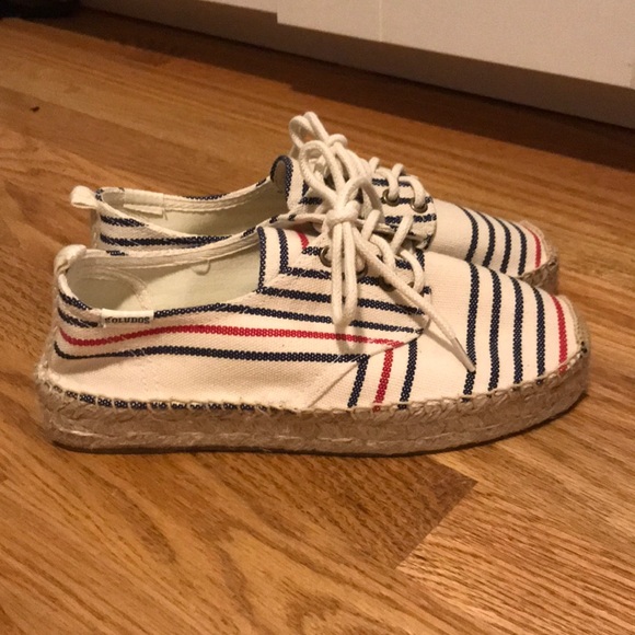 Madewell x Soludos red white and blue espadrilles - Picture 3 of 4